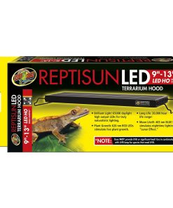 ZooMed Reptisun TerrariumHood LED lámpatest 23-33cm