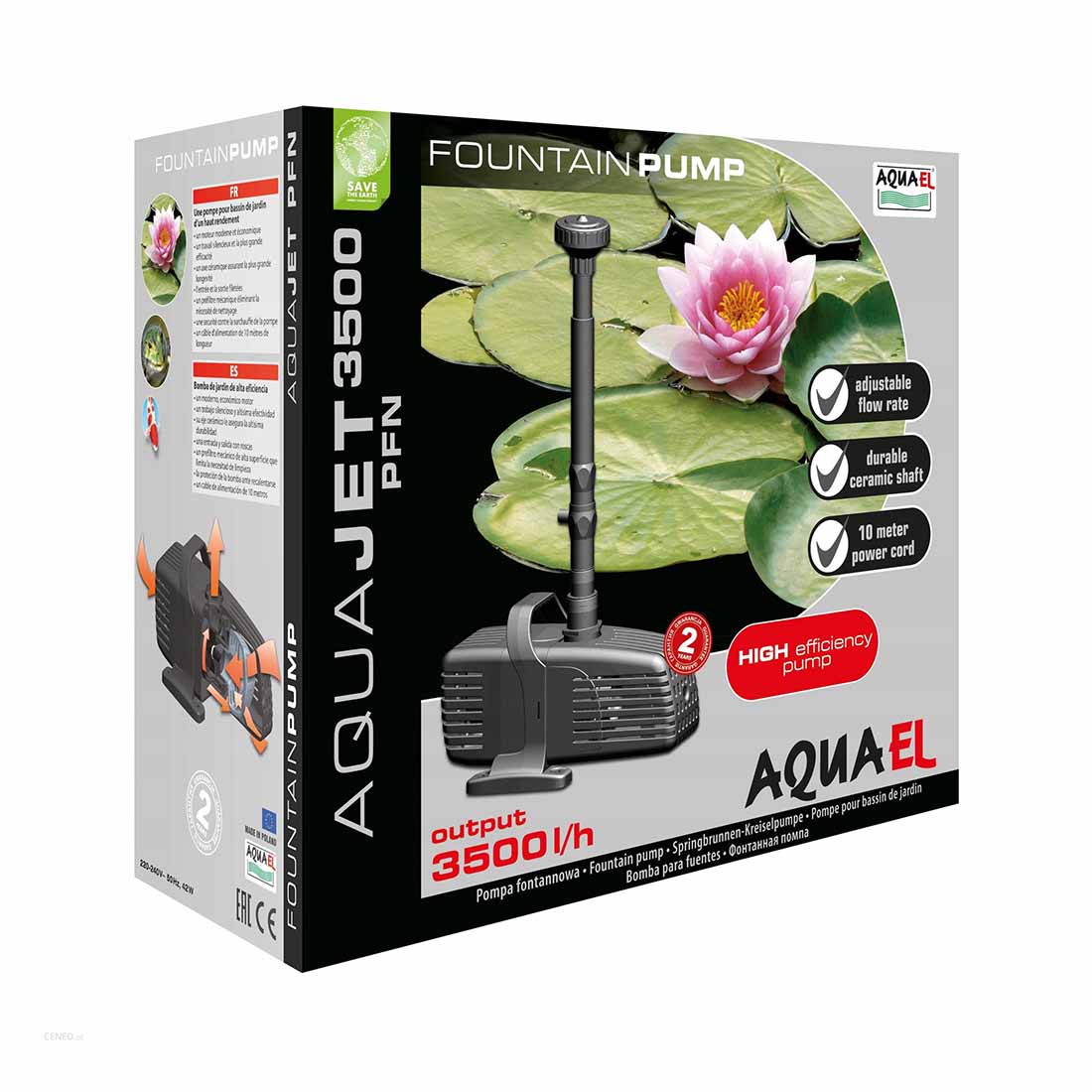 AquaEl AquaJet PFN 3500 tavi szivattyú