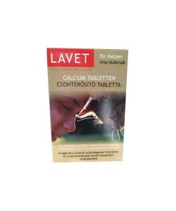 Lavet Csonterősítő tabletta - macska 50db