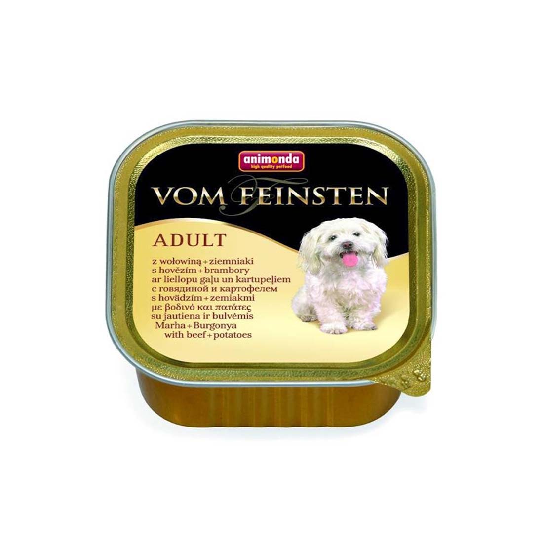 Animonda Vom Feinsten - Adult (marha, burgonya) 150g