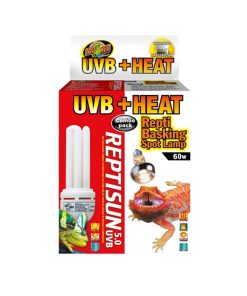 ZooMed Repti Basking Spot 60W + ReptiSun UVB 5.0 izzó 26W csomag